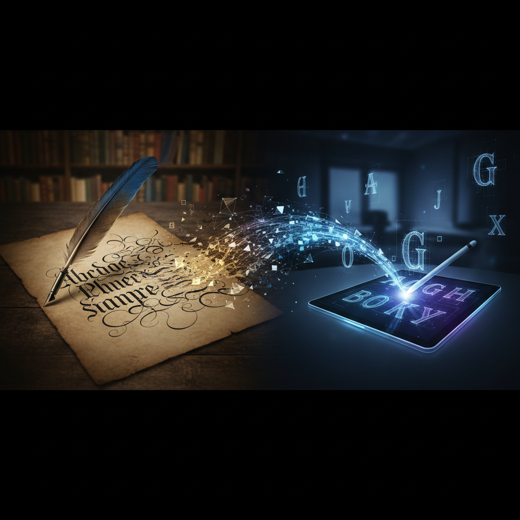 From Pen to Pixel: The Journey of Calligraphy into the Digital Age